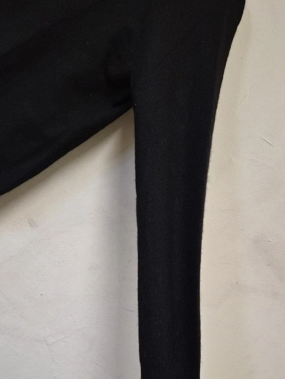 Ann Taylor Black Turtleneck Sweater - Ribbed Trim Size L